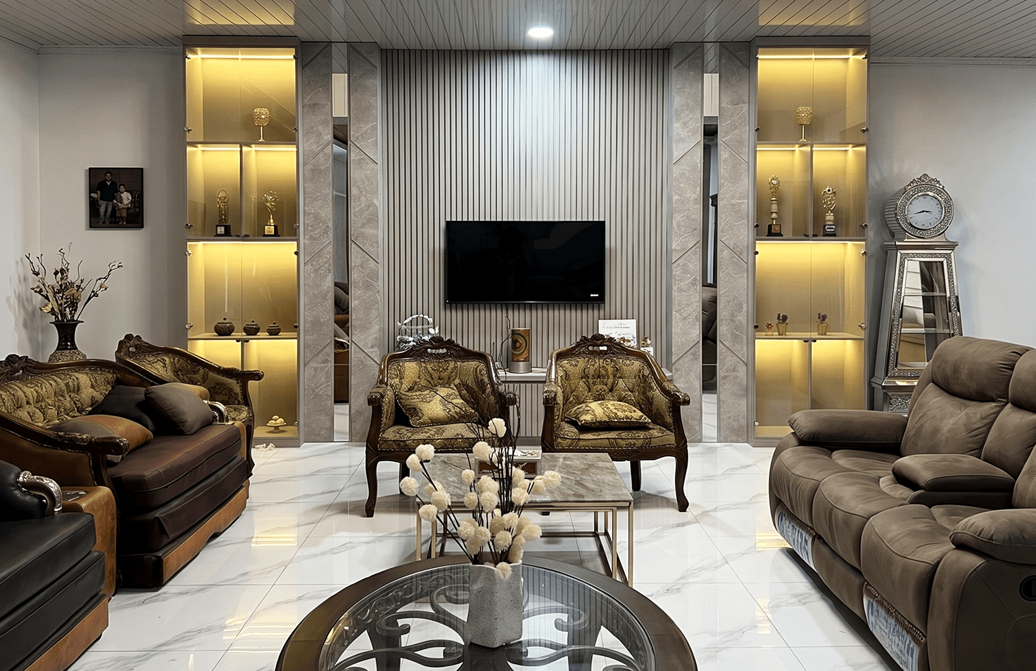 Hasil pengerjaan renovasi interior arsitektural karya NACIRA STUDIO