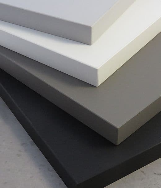 Sampel fisik PVC Board Waterproof tahan air dan anti lembap