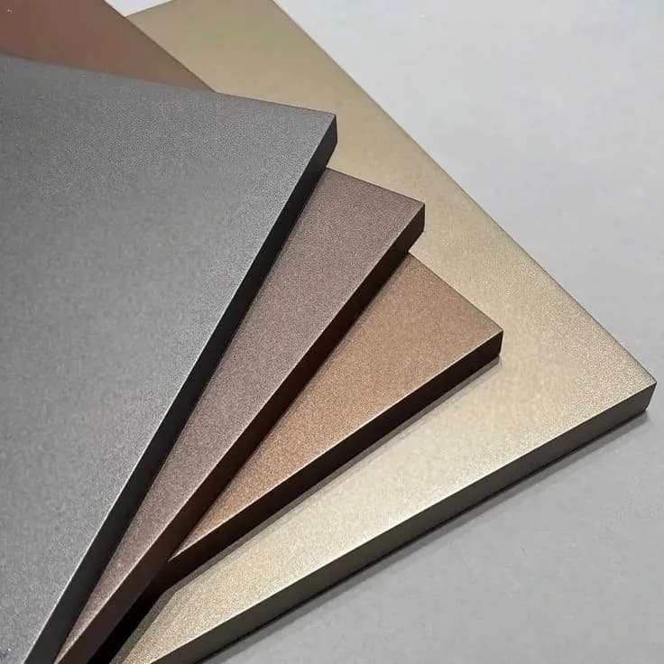 Sampel fisik Aluminium Profile untuk bingkai dan lis arsitektural